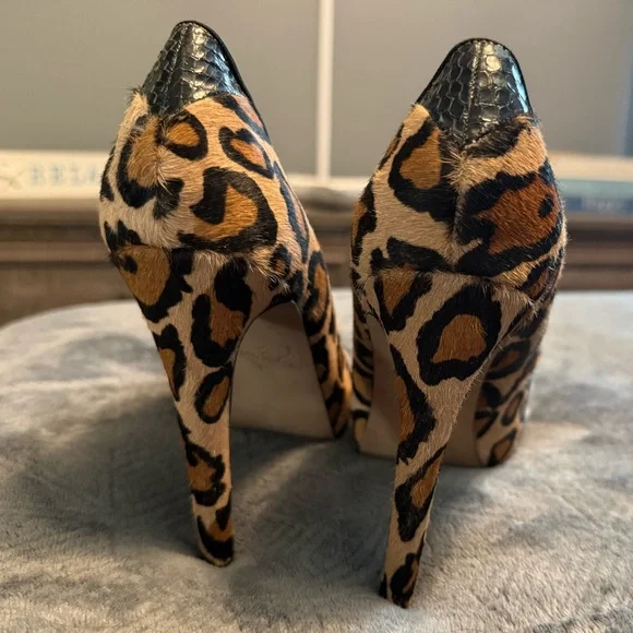 Sam Edelman Animal Print Heels - Picture 4 of 6